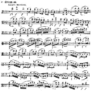 克莱采尔 中提琴练习曲40首 ETUDE 33 35