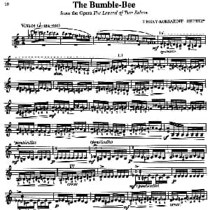 小提琴谱 | The Bumble Bee 海菲茨 PROKOFIEFF