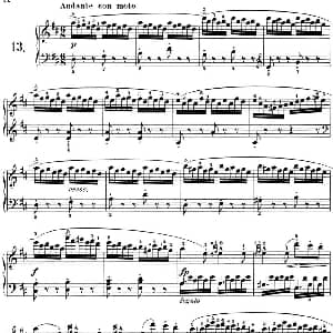 25首车尔尼Op.748练习曲 钢琴谱 车尔尼