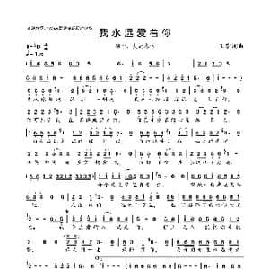 我永远爱着你_歌曲简谱_词曲:王宇 王宇