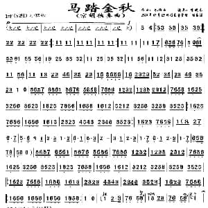 马踏金秋 京胡独奏曲