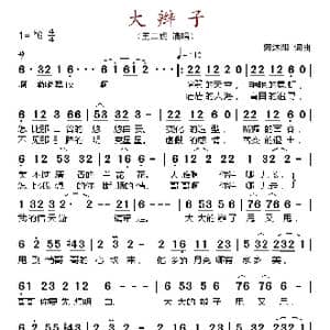 大辫子_歌谱投稿