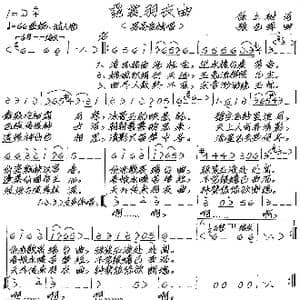 霓裳羽衣曲_歌谱投稿_词曲:徐立树 张艺军