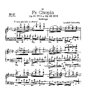 53首以肖邦练习曲为素材而作的练习曲 钢琴谱 里奥鲍尔德 戈多夫斯基