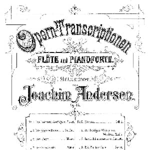 长笛曲谱 | Opern Transcriptionen.Op.45 3 长笛 钢琴伴奏