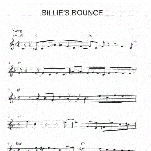 billie's bounce 钢琴谱