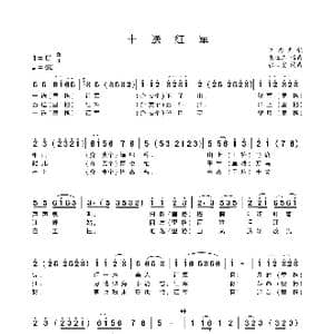 十送红军_歌谱投稿_词曲:朱正本 张士燮