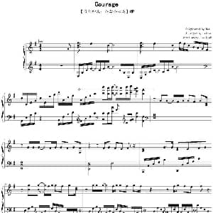 Courage 钢琴谱 Ishter改编