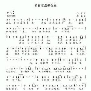 美丽宝鸡等你来_民歌简谱_词曲:飞天 石焱
