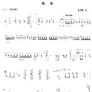 琵琶谱 | 踏歌 吴玉霞