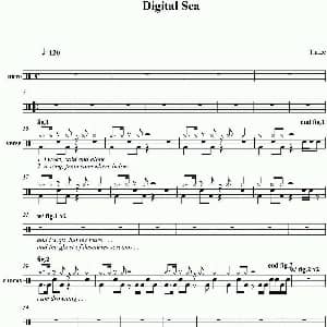 Thrice Digital Sea 爵士鼓谱