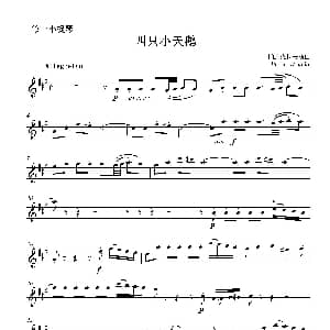 小提琴谱 | 四只小天鹅 二重奏第一小提琴分谱 柴科夫斯基曲 乌特金改编