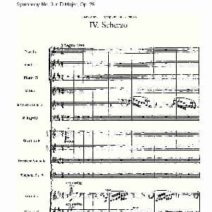 D大调第三交响曲, Op.29 第四乐章