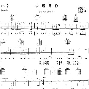永远是你 吉他谱 温兆伦