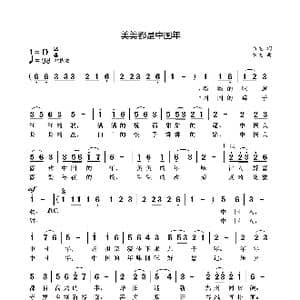 美美都是中国年_歌曲简谱_词曲:袁龙 袁龙