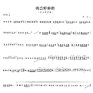 古筝谱 | 我会好好的 伍佰