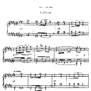 8 Humoresques Op.101 钢琴谱 安东宁 德沃