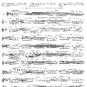 长笛曲谱 | 12首大技巧练习曲之4 Moyse 莫伊斯