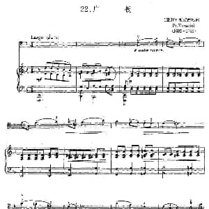 广板 大提琴独奏 钢琴伴奏 意 fr venacini 维拉西尼
