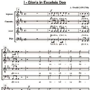 Gloria In Excelsis Deo 钢琴谱