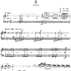 琵琶谱 | 玉 朱践耳曲 杨惟订指法