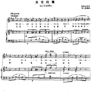 金色的鹰_外国歌谱_词曲: 拉勃辽拉曲 邓小英译配