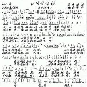 山里的娃娃_歌谱投稿_词曲:吴惠馗 张艺军