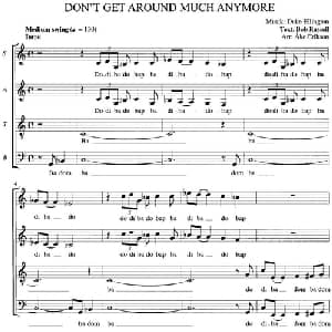 Don't get around much anymore_外国歌谱