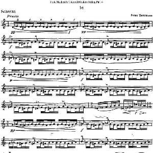 长笛曲谱 | 斯勒新老风格长笛练习重奏曲 第四部分 NO.16 Siegfried Thiele S. 斯勒