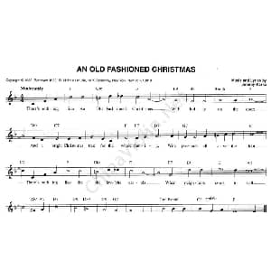 小提琴谱 | an old fashiohned christmas