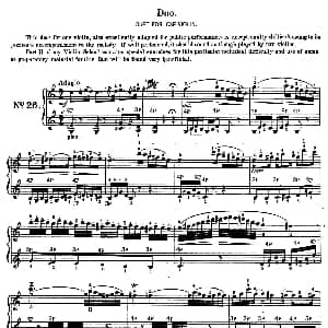 小提琴谱 | Duo. 二重奏 帕格尼尼