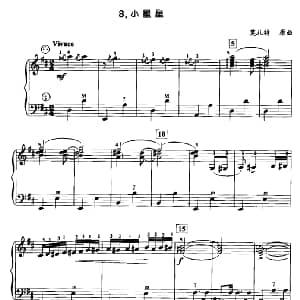 手风琴谱 | 小星星 莫扎特