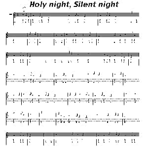 口琴谱 | Holy night,Silent night 平安夜 布鲁斯