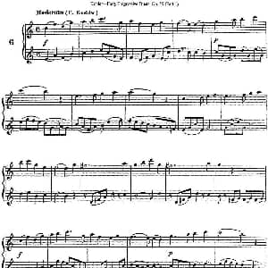 长笛曲谱 | 柯勒40首长笛提高练习曲OP.55 NO.6 Kohler 柯勒