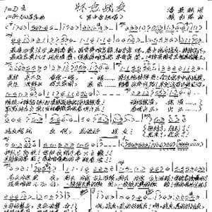 怀念战友_歌谱投稿_词曲:潘景超 张艺军