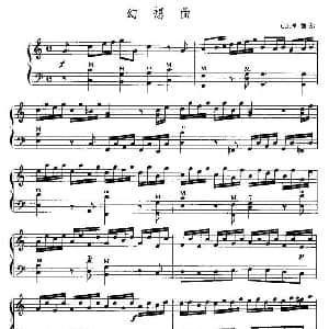 手风琴谱 | 幻想曲 G F 亨德尔作曲版 G F 亨德尔