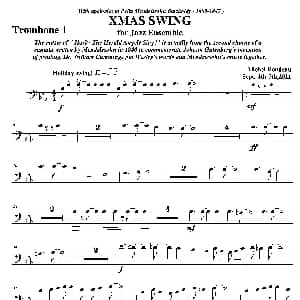 XMAS SWING 第一长号分谱