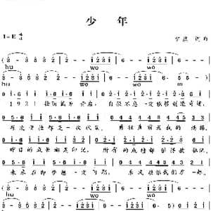少年_歌谱投稿_词曲:罗高丞 梦然