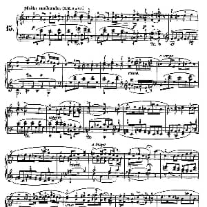 Nocturne No.15 in C Major 钢琴谱 约翰 菲尔德 John Field