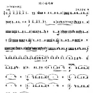 笛子谱 | 小奏鸣曲 巴克兰诺娃作曲版 巴克兰诺娃