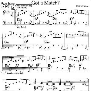 Got a Match? 钢琴谱