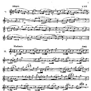 萨克斯谱 | 萨克斯练习曲合集 2—17.18.