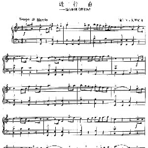 手风琴谱 | 进行曲—选自歌剧 诺尔玛