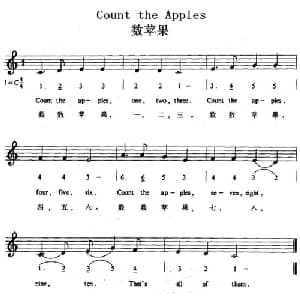 Count the Apples_外国歌谱