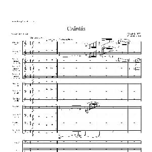 萨克斯谱 | Czardas 查尔达斯 15重奏总谱