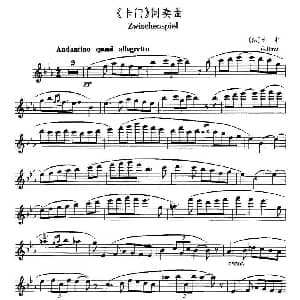 长笛曲谱 | 卡门间奏曲 法 比才