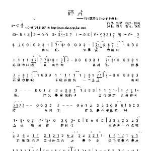 碎片_歌曲简谱_词曲:鲁瑾 陈周 铁蛋