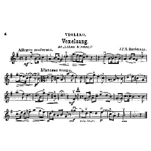 小提琴谱 | Vexelsang.