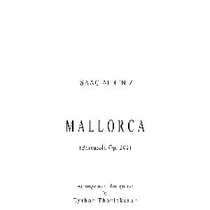 Mallorca Barcarola Op.202 吉他谱 ​伊萨克 阿尔贝尼斯