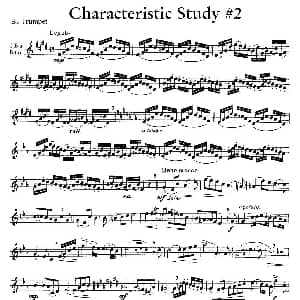 Characteristic Study #2 小号 J. B. Arban